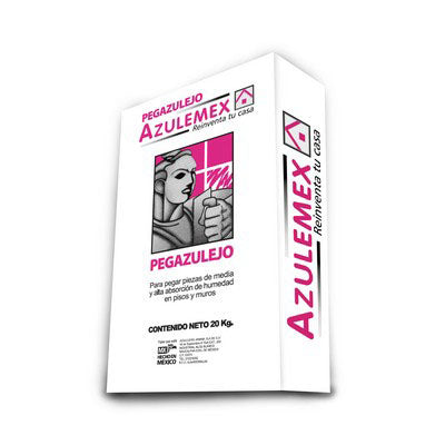 Comprar PEGA AZULEJO AZULEMEX (BULTO 20 KG). Pisos y azulejos en México