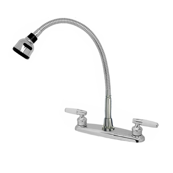 Comprar 08-K1004 / 08-K934 MEZCLADORA P/COCINA 8" CROMO CUELLO FLEXIBLE. Pisos y azulejos en México