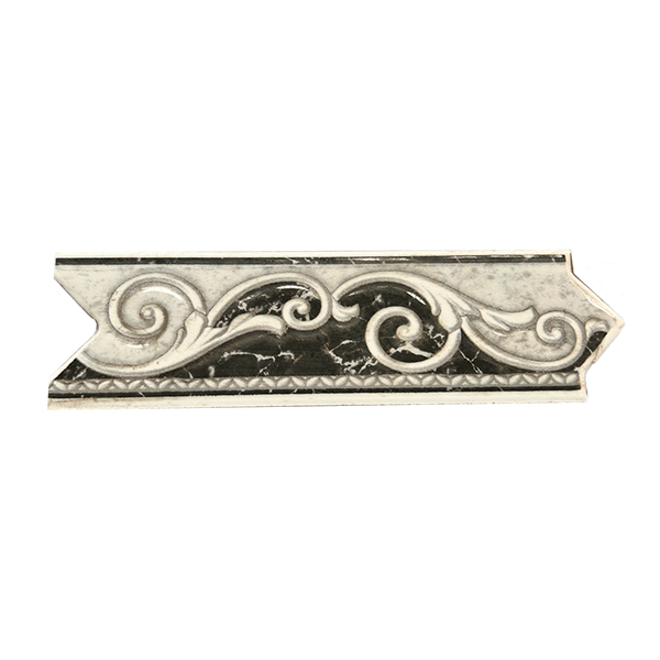 Comprar LISTELO 6 CM X 20 CM A-40 GRIS/NEGRO. Pisos y azulejos en México