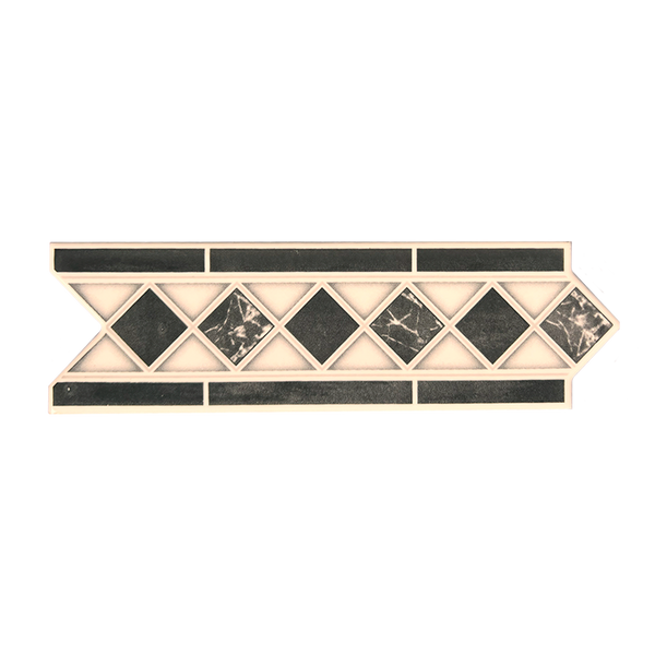 Comprar LISTELO 6 CM X 20 CM CUADRATO GRIS. Pisos y azulejos en México