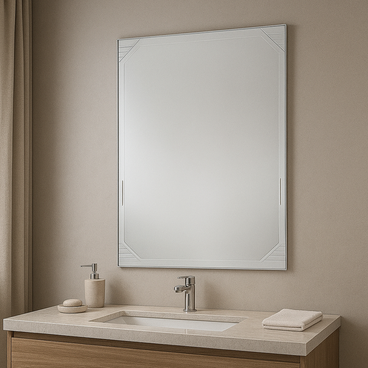 Comprar ESPEJO TX-3067 80X60 OCTAGONAL (Calidad única)*. Pisos y azulejos en México