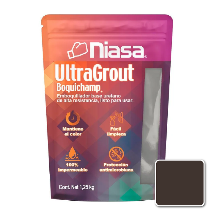 Comprar BOQUICHAMP ULTRAGROUT CHOCOLATE 1.25 KG. Pisos y azulejos en México