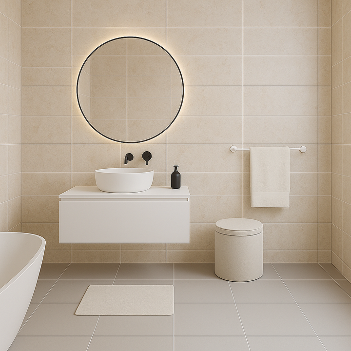 Comprar MURO LAMOSA CAVERNET BEIGE 25 CM X 40 CM. Pisos y azulejos en México