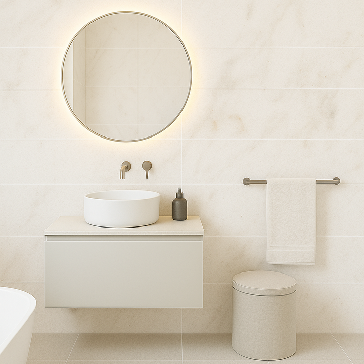 Comprar MURO LAMOSA MARMOL ABADEZA BLANCO 20.6 CM X 30.8 CM. Pisos y azulejos en México
