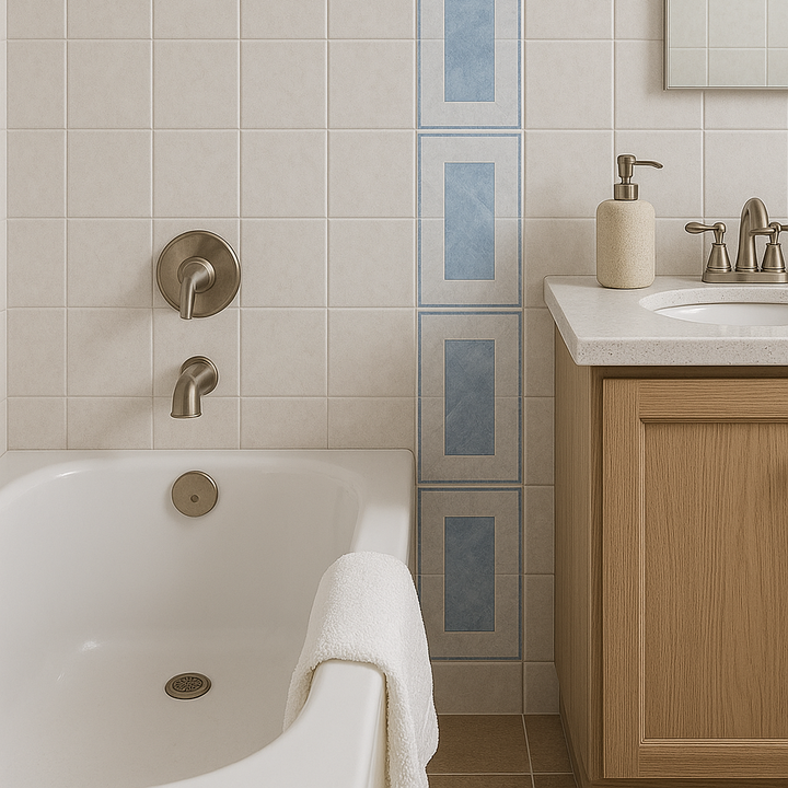 Comprar MURO LAMOSA ONICE AZUL 20 CM X 30 CM AZUL. Pisos y azulejos en México