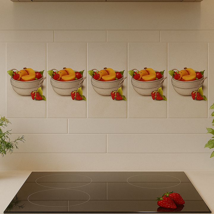 Comprar INSERTO EN SPAZIO CREMA FRESAS I 30 CM X 45 CM. Pisos y azulejos en México