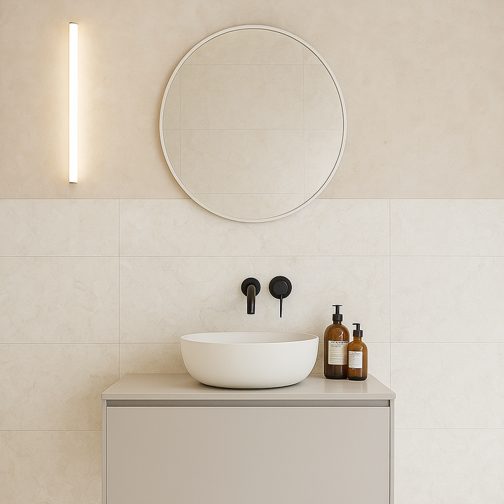 Comprar MURO VITROMEX CAIRO BLANCO 35.7 CM X 50.2 CM. Pisos y azulejos en México