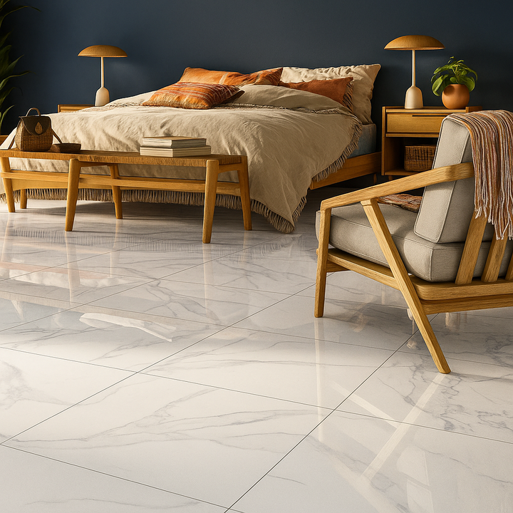 Comprar PISO LAUREN STONE 60 CM X 60 CM BLANCO CAJA 1.46 M2. Pisos y azulejos en México
