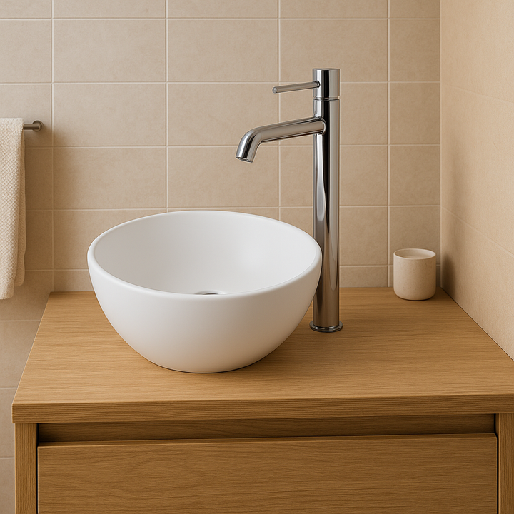 Comprar LV MOREA LAVABO DE SOBREPONER SIN REBOSADERO BLANCO. Pisos y azulejos en México