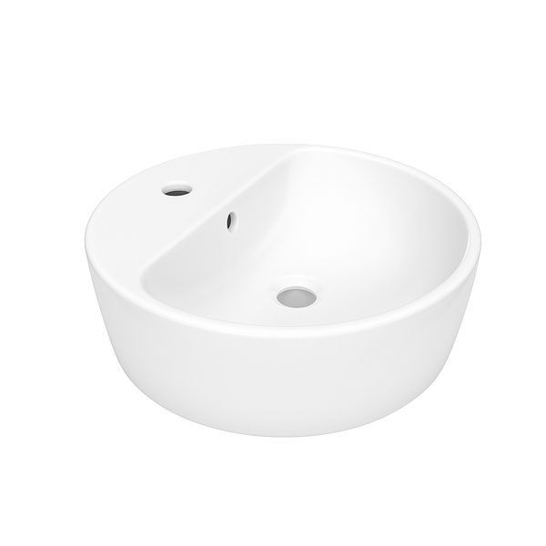 Comprar LV MOREA 1 LAVABO DE SOBREPONER CON REBOSADERO BLANCO. Pisos y azulejos en México