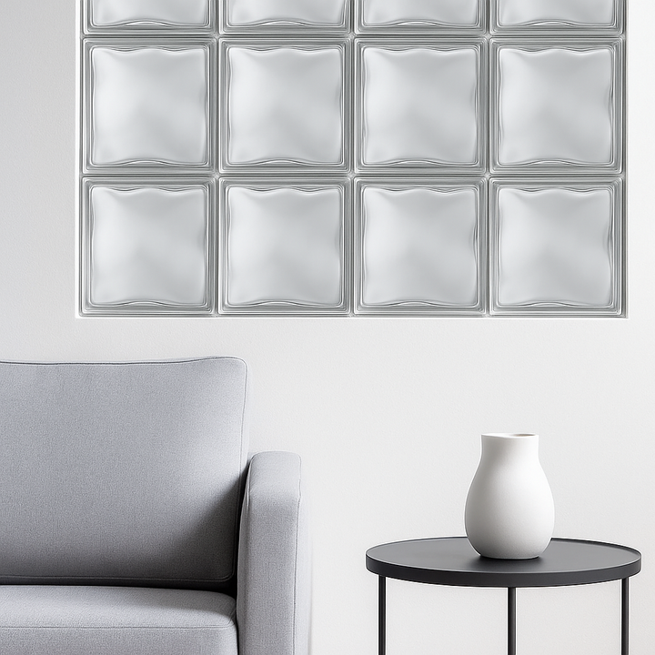 Comprar VITROBLOCK 19 CM X 19 CM NUBE/CLOUDY (FONCER). Pisos y azulejos en México