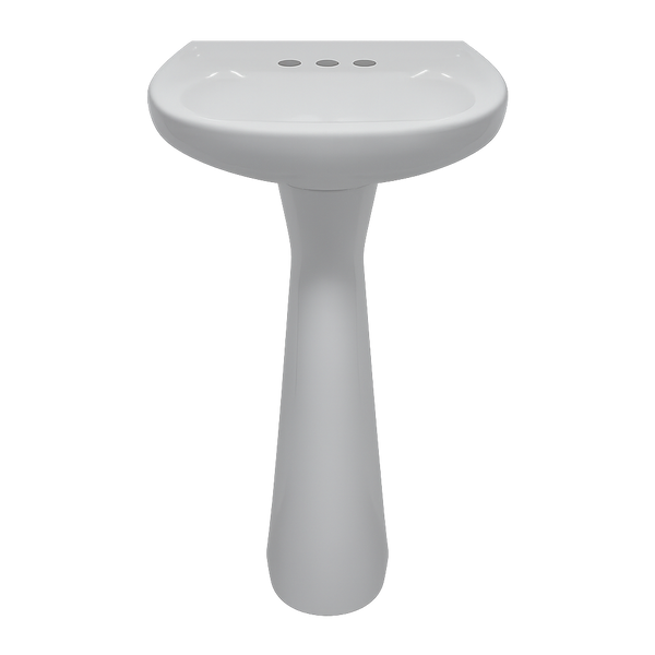 LAVABO Y PEDESTAL JAZMIN GRIS PLATINO (Calidad única)*