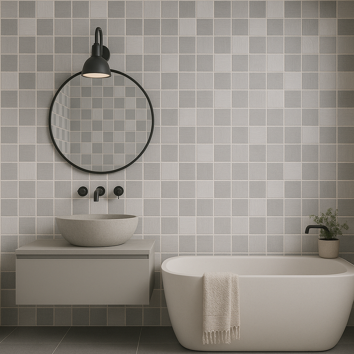 Comprar PISO VITROMEX OPORTO CENIZA 20.1 CM X 20.1 CM. Pisos y azulejos en México