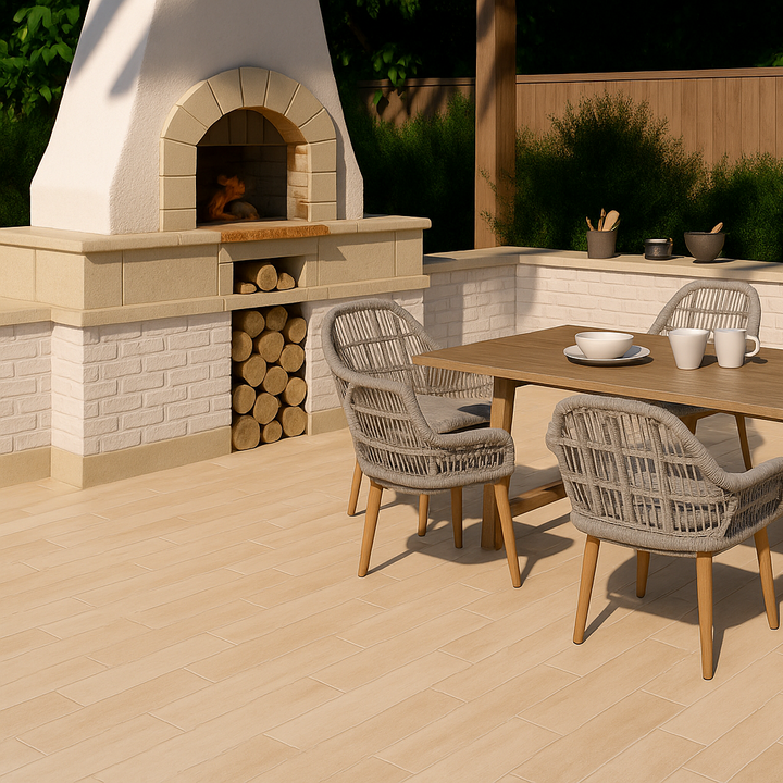 Comprar PISO VITROMEX DUELA CHAPALA MIEL 18 CM X 60.6 CM. Pisos y azulejos en México