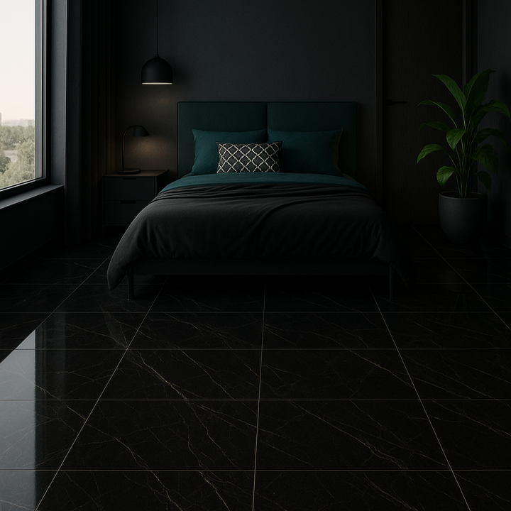 Comprar PORCELANATO GRAN FORMATO TENDENZZA PP162 MILAN NERO PULIDO 60 CM X 120 CM. Pisos y azulejos en México