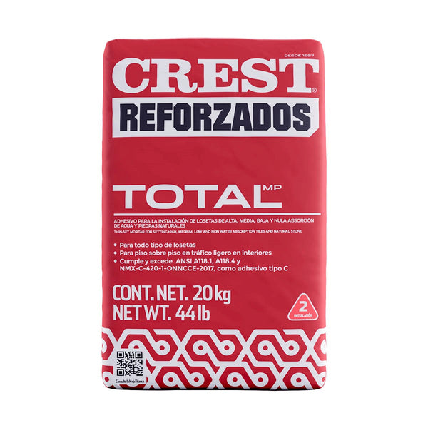 Comprar CREST TOTAL 20 KG. Pisos y azulejos en México