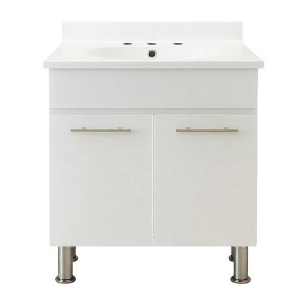 TOCADOR KATIA 63 CM X 47 CM BLANCO ALTO BRILLO CON OVALIN