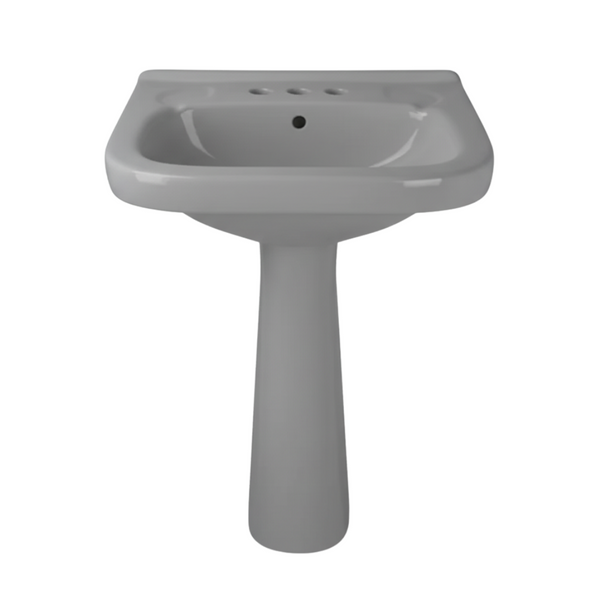 LAVABO Y PEDESTAL PREMIER GRIS COMERCIALTANQUE KISSON PREMIER BLANCO (COMERCIAL KT)