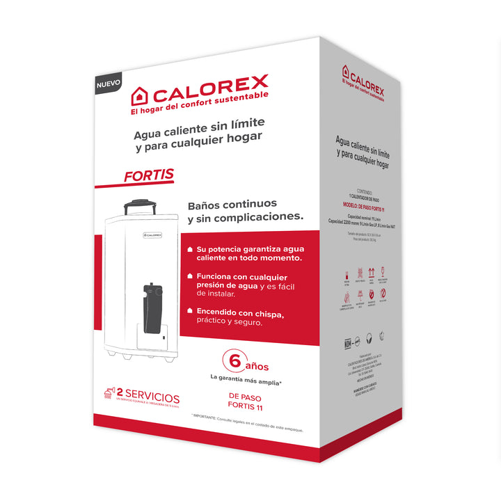 Comprar CALOREX DE PASO FORTIS 11 GAS LP. Pisos y azulejos en México