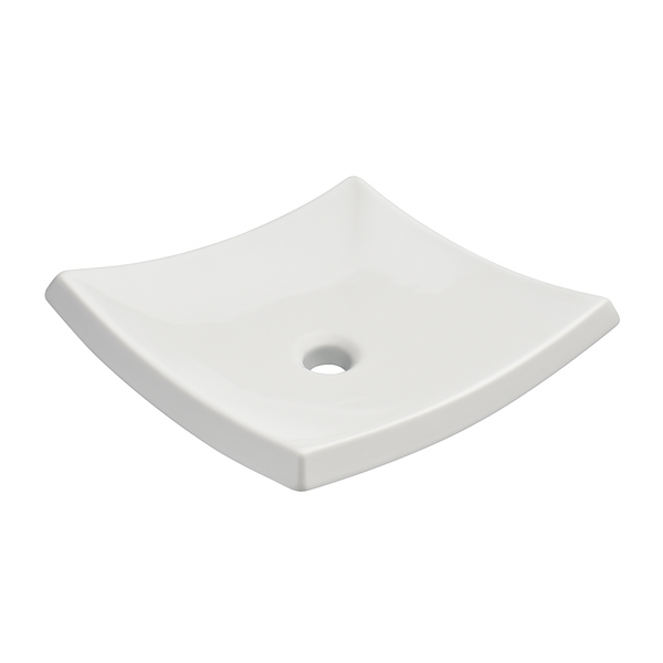 Comprar LV TRAZZO LAVABO CUADRADO DE SOBREPONER S/REBOS. BLANCO AL ALTO BRILLO. Pisos y azulejos en México