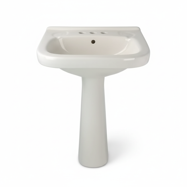 LAVABO Y PEDESTAL KISSON PREMIER MARFIL (COMERCIAL) – SET