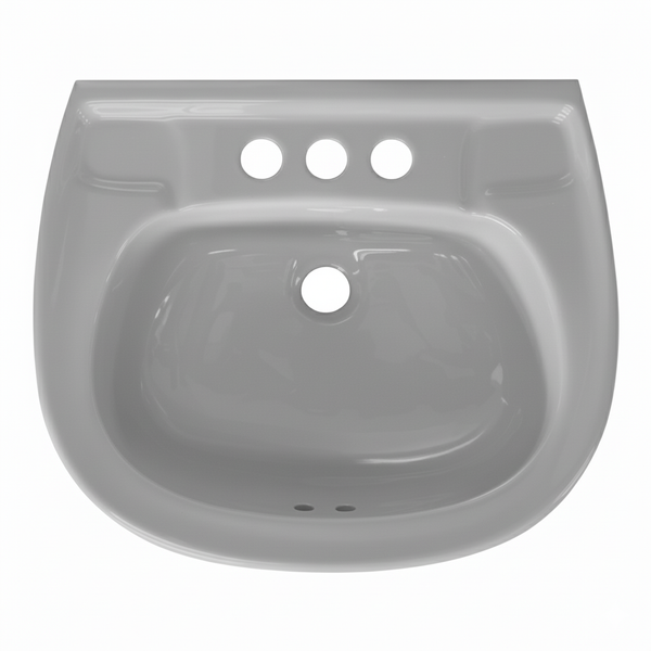 LAVABO CATO JAZMIN GRIS PLATINO (Calidad única)*