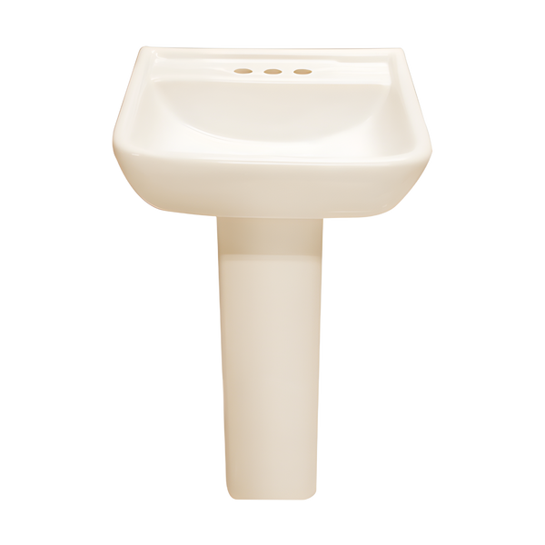 LAVABO Y PEDESTAL GOYA MARFIL