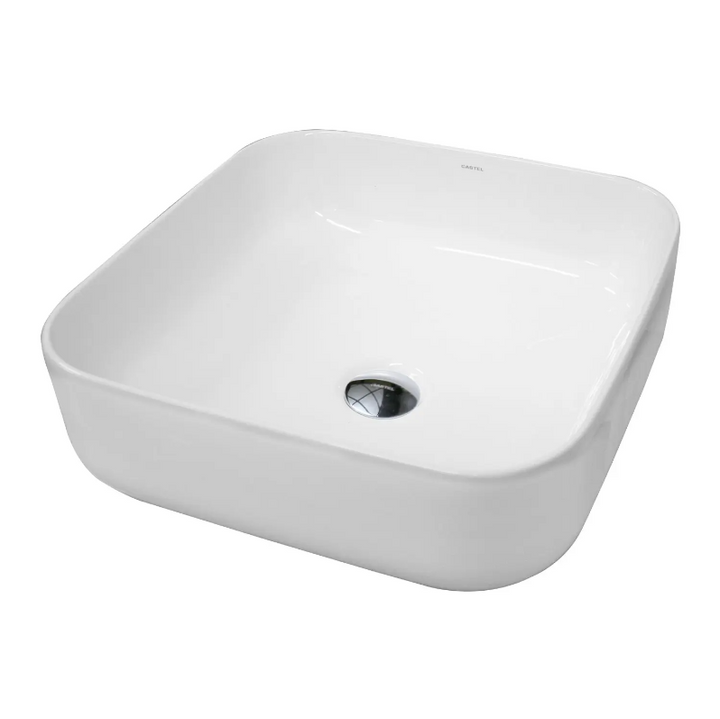 Comprar LAVABO CASTEL SAMOA CUADRADO BLANCO. Pisos y azulejos en México