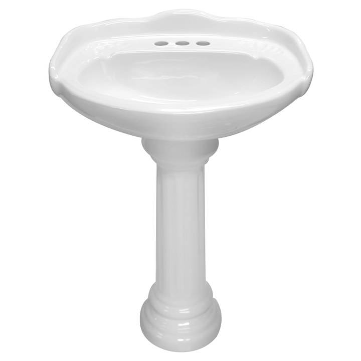 Comprar LAVABO Y PEDESTAL OXFORD MARMOLEADO BEIGE. Pisos y azulejos en México