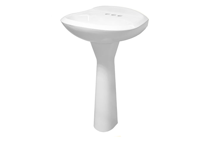 Comprar LAVABO Y PEDESTAL PARIS BLANCO. Pisos y azulejos en México