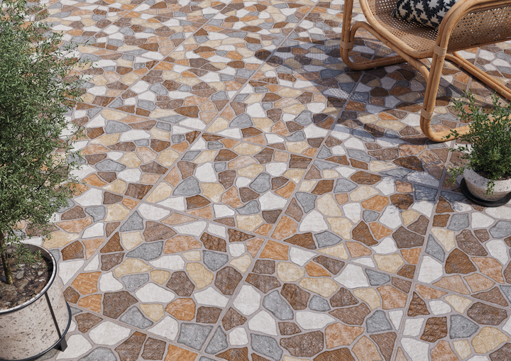 Comprar PISO LAMOSA MIXSTONE CAFÉ 55 CM X 55 CM. Pisos y azulejos en México