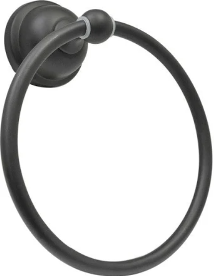Comprar TA80N TOALLERO DE ARGOLLA ACABADO NEGRO. Pisos y azulejos en México