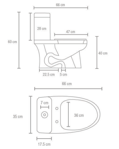 Comprar WC ONE PIECE SICILIA/SILICIA (PBK103) BLANCO. Pisos y azulejos en México