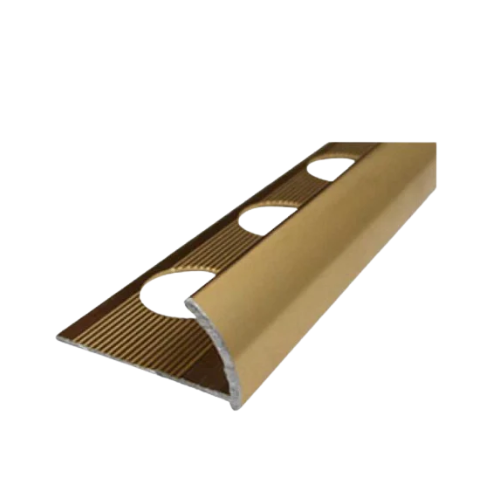 UNIPERFIL ALUMINIO 10X2.44 CHAMPAGNE BRILLO