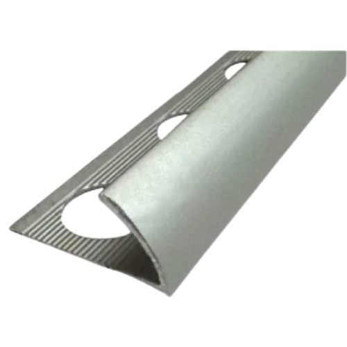 UNIPERFIL ALUMINIO 10X2.44 SILVER MATE