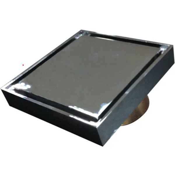 Comprar 90.5003C COLADERA CUADRADA CASTEL 10X10 CROMO. Pisos y azulejos en México