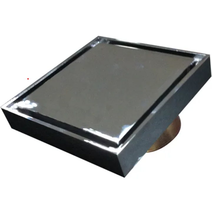 Comprar 90.5003C COLADERA CUADRADA CASTEL 10X10 CROMO. Pisos y azulejos en México