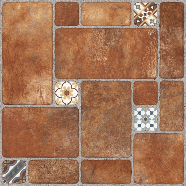 Comprar PISO CASTELLON TECNOPISO 44 CM X 44 CM CAFE CAJA 1.74 M2. Pisos y azulejos en México