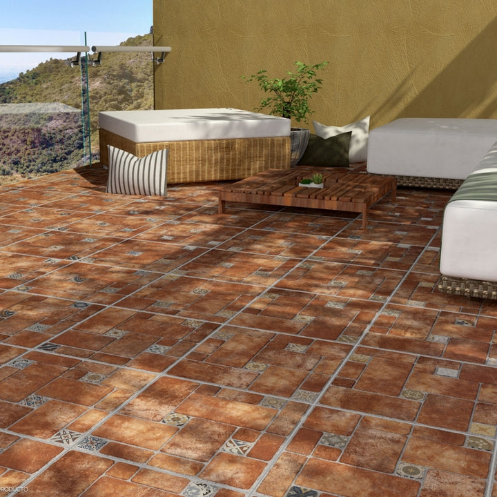 Comprar PISO TECNOPISO CASTELLON CAFE 44 CM X 44 CM. Pisos y azulejos en México