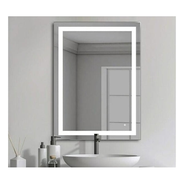 Comprar ESPEJO LUX-001 50 CM X 60 CM RECTANGULAR DECORADO LUZ LED TOUCH. Pisos y azulejos en México