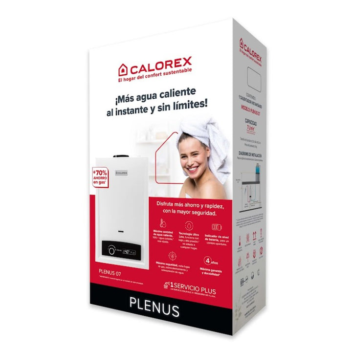 Comprar CALOREX INSTANTANEO PLENUS 7 L/MIN GAS LP. Pisos y azulejos en México