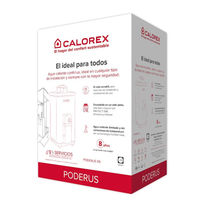 Comprar CALOREX PODERUS DE PASO 9 L/MIN. GAS LP. Pisos y azulejos en México