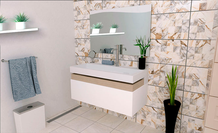 Comprar MURO PORTO 30 CM X 60 CM BEIGE CAJA 1.62 M2. Pisos y azulejos en México