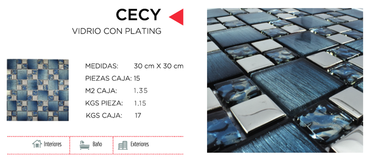 Comprar MALLA CROACIA/CECY 1 PZA 30 CM X 30 CM. Pisos y azulejos en México