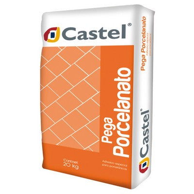 Comprar PEGA PORCELANATO CASTEL GRIS (BULTO 20 KG.). Pisos y azulejos en México